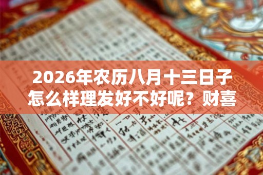 2026年农历八月十三日子怎么样理发好不好呢？财喜神方位在哪？
