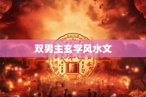 双男主玄学风水文