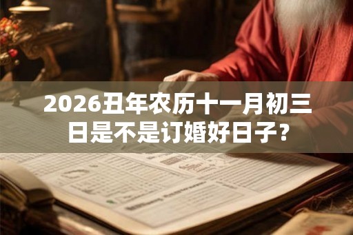 2026丑年农历十一月初三日是不是订婚好日子? 2026丑年农历十一月初三日是不是订婚好日子?