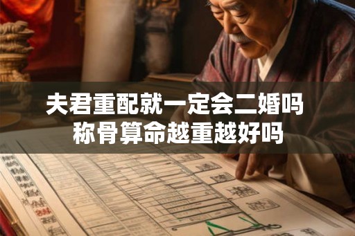 夫君重配就一定会二婚吗 称骨算命越重越好吗 夫君重配就一定会二婚吗 称骨算命越重越好吗