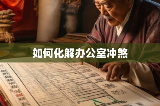 如何化解办公室冲煞