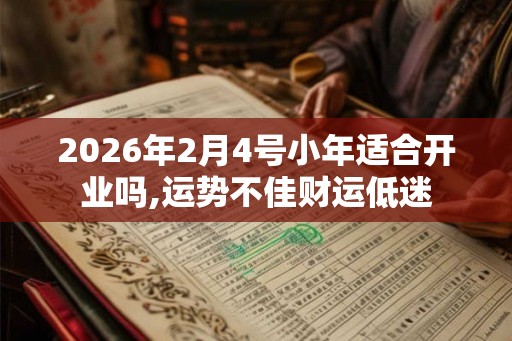 2026年2月4号小年适合开业吗,运势不佳财运低迷 2026年2月4号小年适合开业吗,运势不佳财运低迷