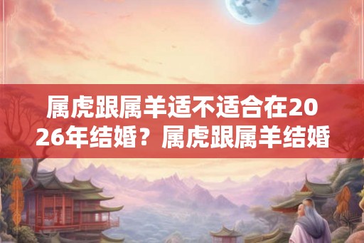属虎跟属羊适不适合在2026年结婚？属虎跟属羊结婚幸福吗？