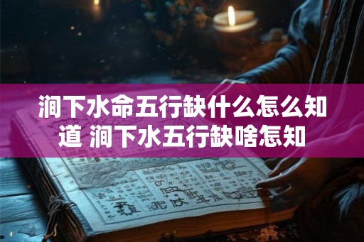 涧下水命五行缺什么怎么知道 涧下水五行缺啥怎知
