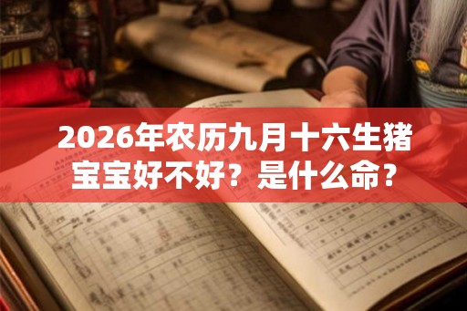 2026年农历九月十六生猪宝宝好不好?是什么命? 2026年农历九月十六生猪宝宝好不好?是什么命?