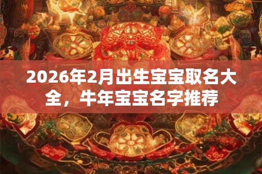 2026年2月出生宝宝取名大全，牛年宝宝名字推荐