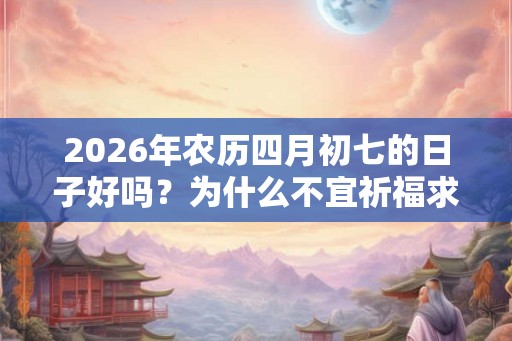 2026年农历四月初七的日子好吗？为什么不宜祈福求财？