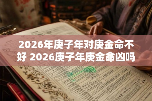2026年庚子年对庚金命不好 2026庚子年庚金命凶吗