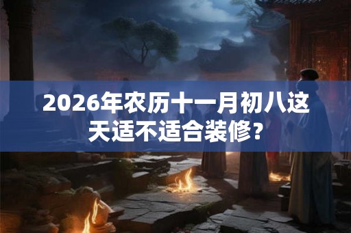 2026年农历十一月初八这天适不适合装修？