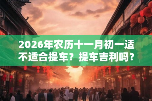 2026年农历十一月初一适不适合提车？提车吉利吗？