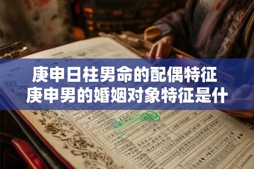 庚申日柱男命的配偶特征 庚申男的婚姻对象特征是什么