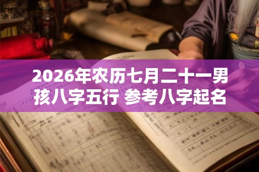 2026年农历七月二十一男孩八字五行 参考八字起名
