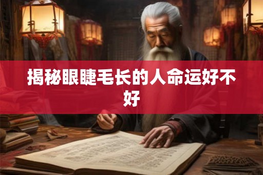 揭秘眼睫毛长的人命运好不好