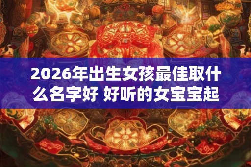 2026年出生女孩最佳取什么名字好 好听的女宝宝起名