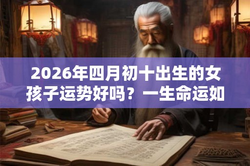 2026年四月初十出生的女孩子运势好吗？一生命运如何？