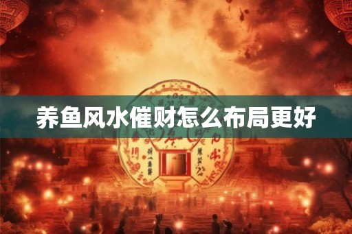 养鱼风水催财怎么布局更好