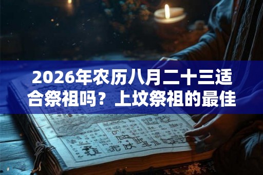 2026年农历八月二十三适合祭祖吗？上坟祭祖的最佳时间？