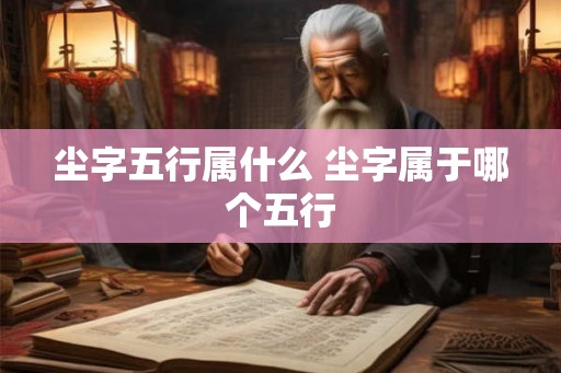 尘字五行属什么 尘字属于哪个五行