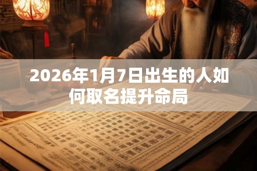 2026年1月7日出生的人如何取名提升命局
