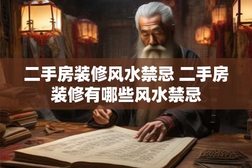 二手房装修风水禁忌 二手房装修有哪些风水禁忌