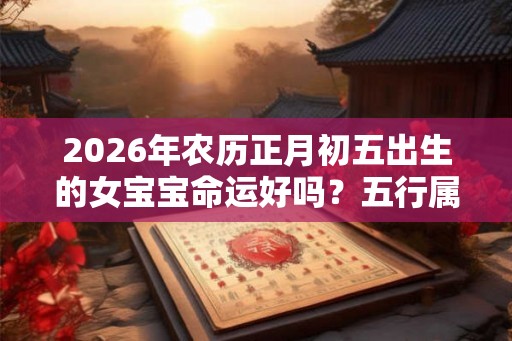2026年农历正月初五出生的女宝宝命运好吗？五行属什么
