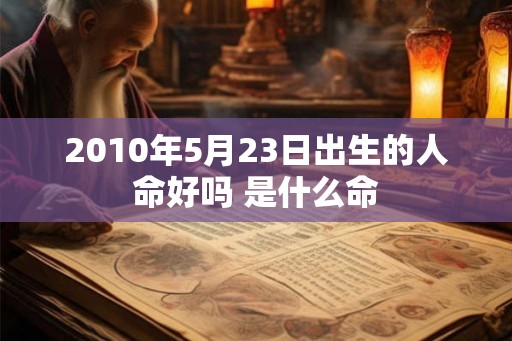 2010年5月23日出生的人命好吗 是什么命
