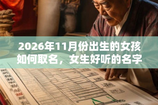 2026年11月份出生的女孩如何取名，女生好听的名字