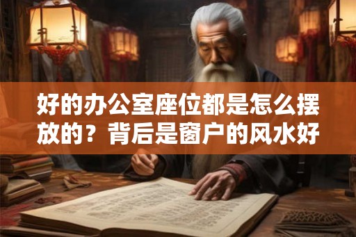 好的办公室座位都是怎么摆放的？背后是窗户的风水好吗？