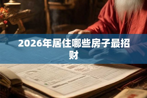 2026年居住哪些房子最招财