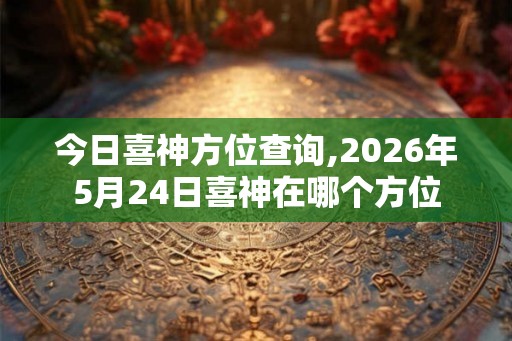 今日喜神方位查询,2026年5月24日喜神在哪个方位