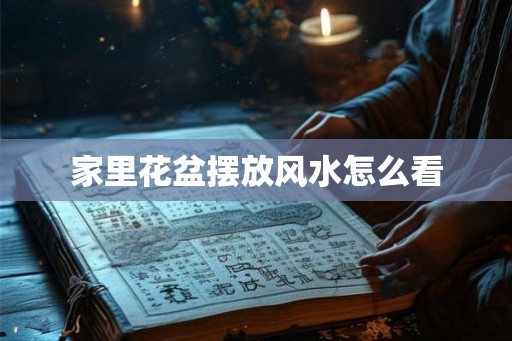 家里花盆摆放风水怎么看
