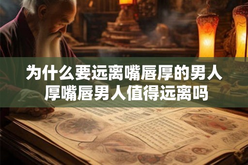 为什么要远离嘴唇厚的男人 厚嘴唇男人值得远离吗 为什么要远离嘴唇厚的男人 厚嘴唇男人值得远离吗