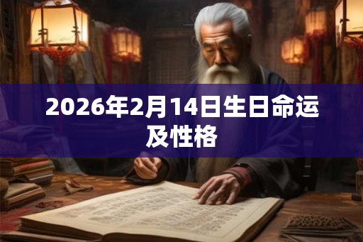 2026年2月14日生日命运及性格