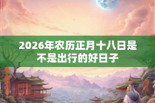 2026年农历正月十八日是不是出行的好日子 2026年农历正月十八日是不是出行的好日子