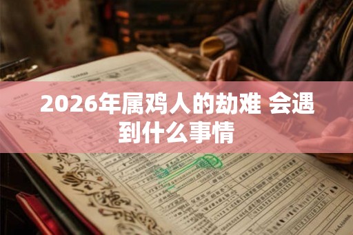 2026年属鸡人的劫难 会遇到什么事情
