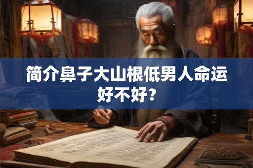 简介鼻子大山根低男人命运好不好？