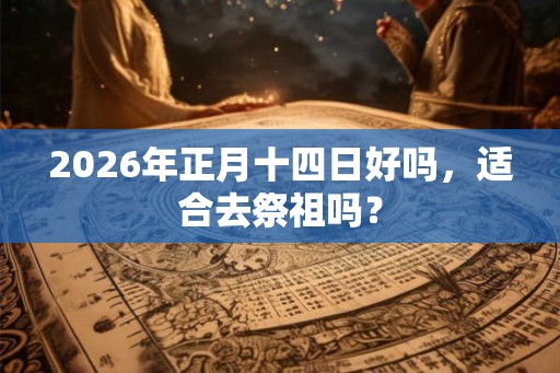 2026年正月十四日好吗，适合去祭祖吗？