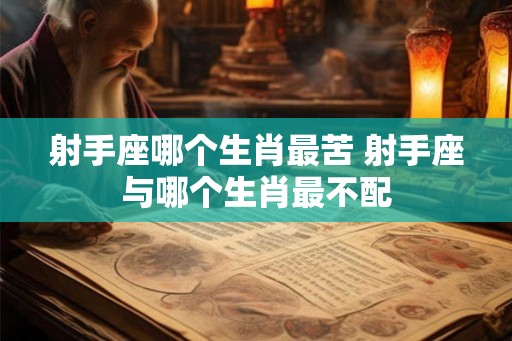 射手座哪个生肖最苦 射手座与哪个生肖最不配 射手座哪个生肖最苦 射手座与哪个生肖最不配