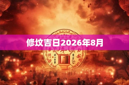 修坟吉日2026年8月 修坟吉日2026年8月