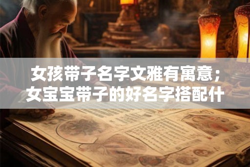 女孩带子名字文雅有寓意；女宝宝带子的好名字搭配什么字好小技巧