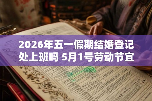 2026年五一假期结婚登记处上班吗 5月1号劳动节宜领证吗