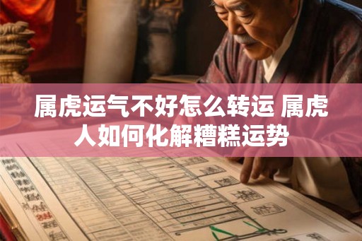 属虎运气不好怎么转运 属虎人如何化解糟糕运势 属虎运气不好怎么转运 属虎人如何化解糟糕运势