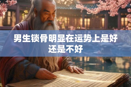 男生锁骨明显在运势上是好还是不好 男生锁骨明显在运势上是好还是不好