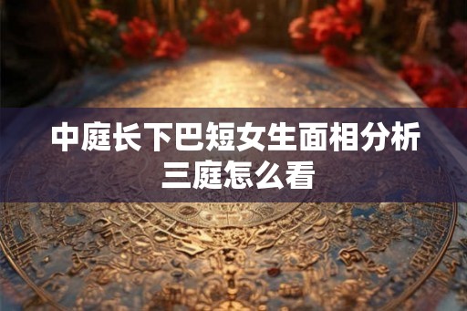 中庭长下巴短女生面相分析 三庭怎么看