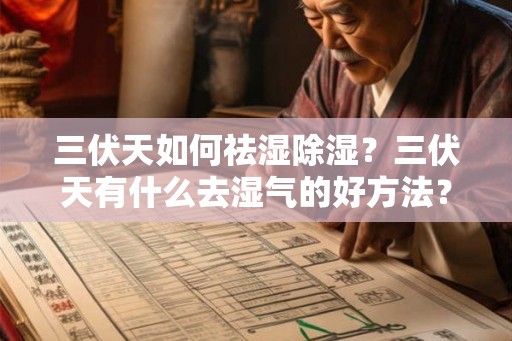三伏天如何祛湿除湿?三伏天有什么去湿气的好方法? 三伏天如何祛湿除湿?三伏天有什么去湿气的好方法?
