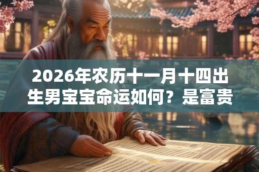 2026年农历十一月十四出生男宝宝命运如何？是富贵命吗？