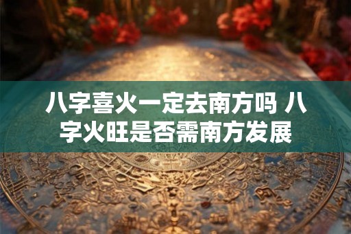 八字喜火一定去南方吗 八字火旺是否需南方发展
