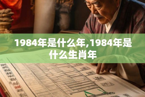 1984年是什么年,1984年是什么生肖年 1984年是什么年,1984年是什么生肖年