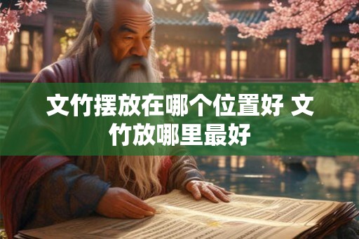 文竹摆放在哪个位置好 文竹放哪里最好