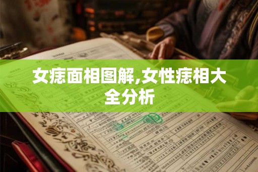 女痣面相图解,女性痣相大全分析